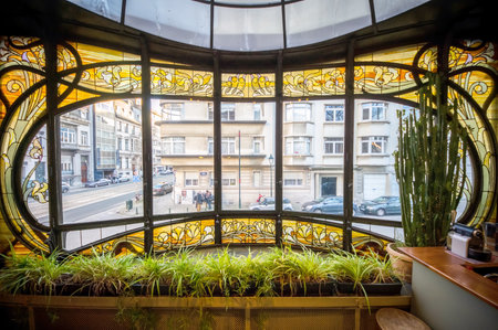 Art Nouveau in Brussels, Belgiumの写真素材