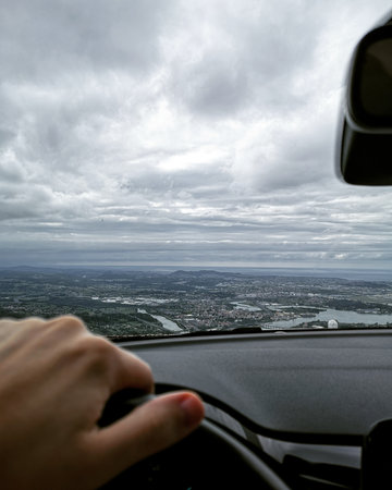 Flying carの写真素材