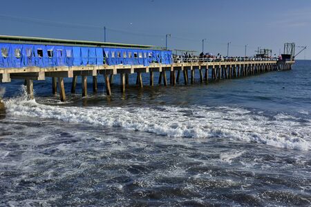 Corners and locations of the city of La Libertad, on the Pacific coast of El Salvador