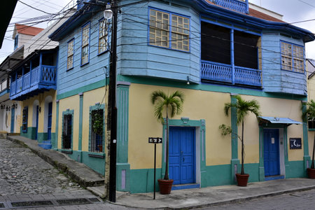 Landscapes and corners of the island of Flores, in Lake PetÃ©n ItzÃ¡, in northern Guatemalaの写真素材