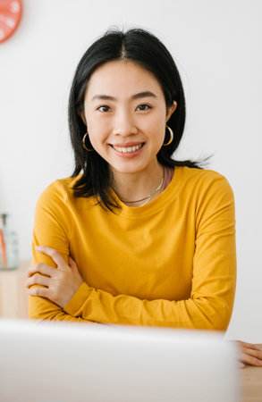 Small business freelancer woman preparing packages for delivering to customerの写真素材