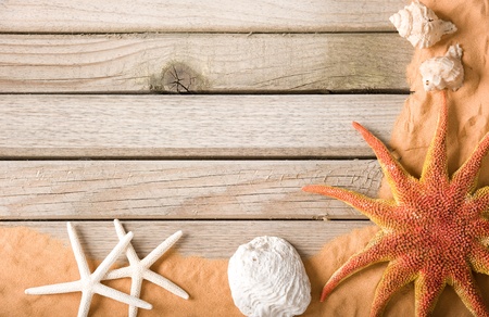 wood and sand background の写真素材