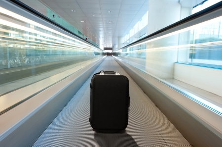 lost suitcase at the airportの写真素材