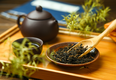 Chinese tea setの写真素材