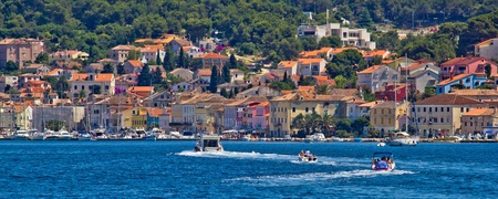 Mali Losinj, Croatia, 05.07.2011. - Adriatic coastal town of Mali losinj waterfront and harbor, Dalmatia, Croatiaの写真素材
