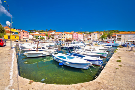 Sali harbor on Dugi Otok island, Dalmatia, Croatiaのeditorial素材