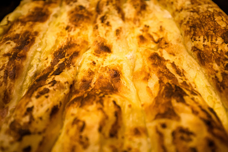 Cheese strudel domestic food from Croatia