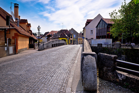 Streets of old Samobor town, Prigorje, Croatia