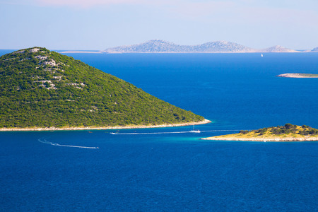 Islands of Kornati national park view, Dalmatia, Croatia