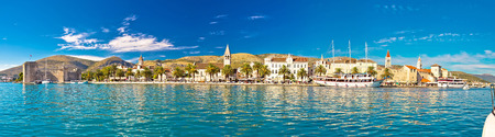 Trogir panoramic view in Dalmatia, Croatiaの写真素材