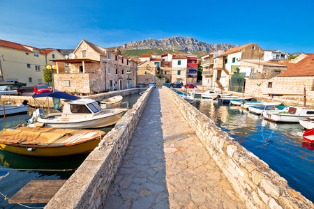 Kastel Gomilica old town on the sea near Split, Dalmatia region of Croatiaのeditorial素材
