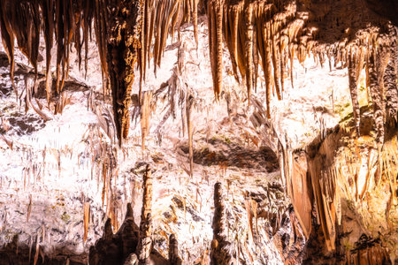 Postojnska Jama cave system scenic view, Postojna, central Slovenia. Big Mountain Hall
