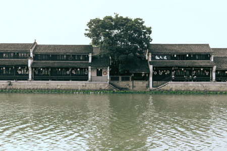 ancient buildings in Chinaの写真素材