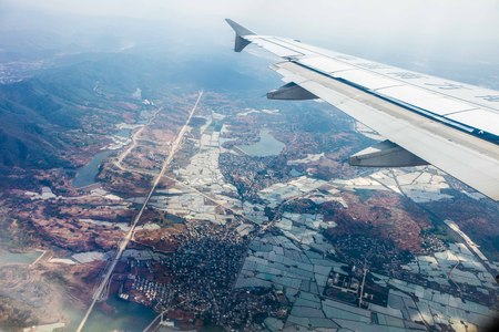 Aerial photography of Yunnan Provinceのeditorial素材