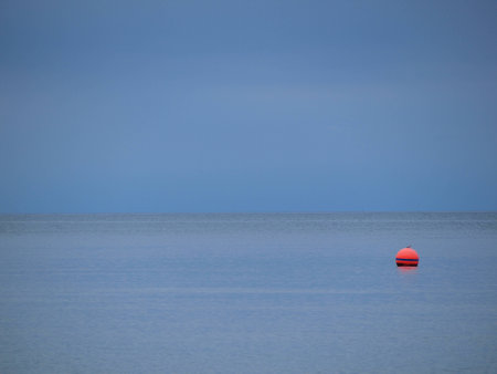 Only float on the seaの写真素材