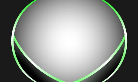 Green circle design and gradient backgroundのイラスト素材