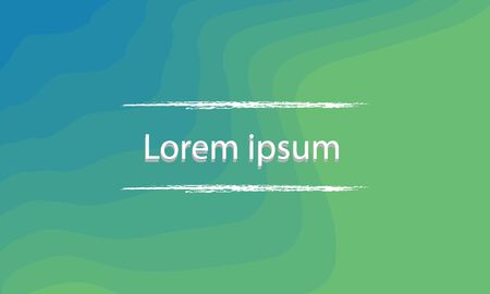 abstract green field shape blendのイラスト素材