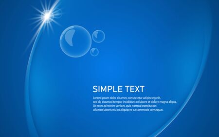 abstract light smooth blue  curve graphicのイラスト素材