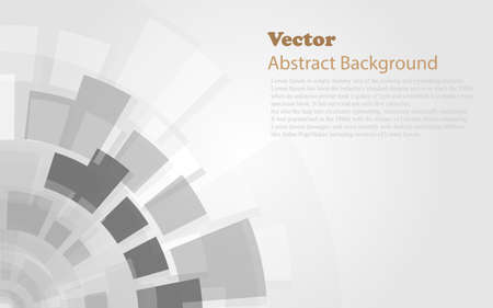 gray circle tech style backgroundのイラスト素材