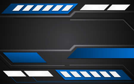abstract digital blue element object creative for backdrop designのイラスト素材