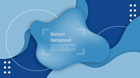 light blue color make curve shape overlap layout, minimal wallpaper, gradient fluid poster with white textのイラスト素材