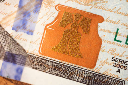 Hundred dollar bill close up. Beautiful original cash flow. One hundred bucks as a background on a...