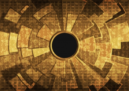 Abstract grunge background illustration with hole.のイラスト素材