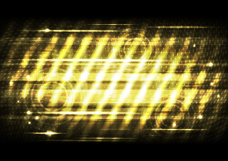 Abstract gold space background.のイラスト素材