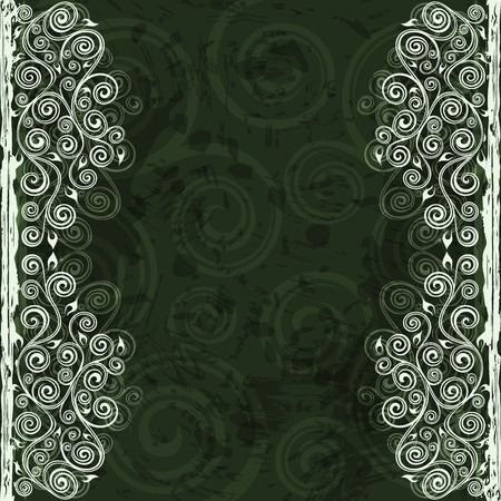 Abstract floral grunge background illustrationのイラスト素材