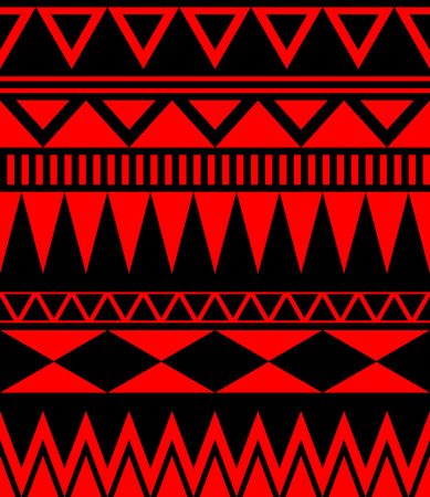 Ethnic abstract seamless pattern with tribal elements. Background for textile, poster, card or wrapping paper.のイラスト素材
