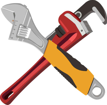 Adjustable wrenchesのイラスト素材