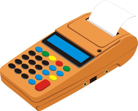 cash registerのイラスト素材