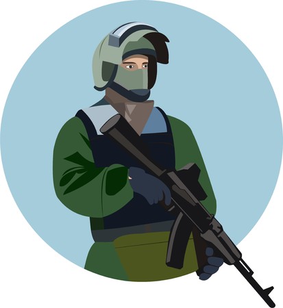 Soldierのイラスト素材