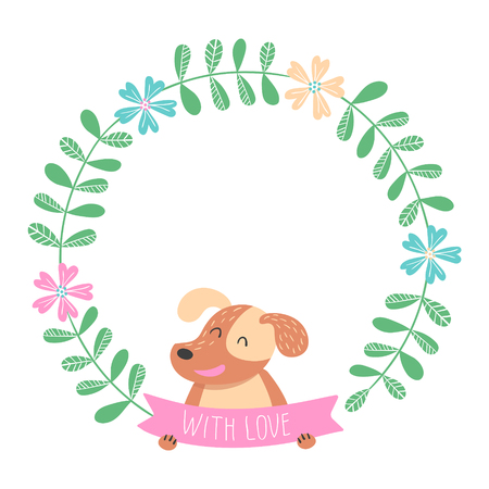 Vector illustration for wedding, birthday and other design.
Hand drawn lettering "With love"のイラスト素材