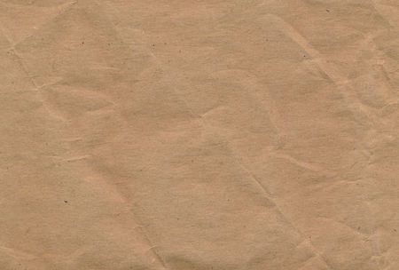 Old brown paper texture. Rumpled paper background for your graphic design ideas.の写真素材