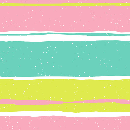 Seamless pattern with hand drawn stripes. Stamp textured background. Vector illustration for print, design, fabric.のイラスト素材