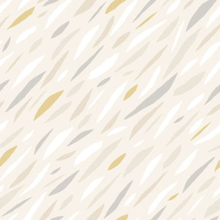 Abstract neutral brush stokes seamless pattern. simple striped background. vector illustration.のイラスト素材