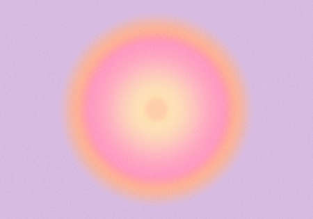 Blurred round circle gradient background with grain texture. pink and orange colors.