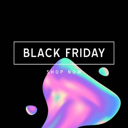 Vector Iridescent holographic fluid texture in vibrant gradient colors.Sale template for social media.Marbled ink Trippy image.Synthwave/retrowave/vaporwave neon aesthetics.Blue\pink\green\purpleのイラスト素材