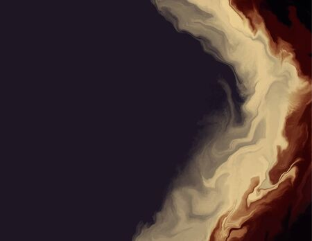 Coffee  brown marble abstract background template.Modern and original liquid texture.Good for design covers, presentation, invitation, flyers, posters, business cards and social media.のイラスト素材