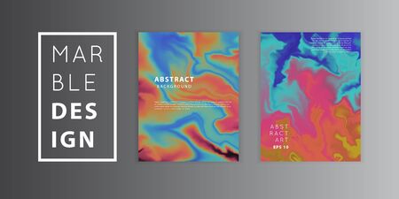 Vector abstract unicorn holographic iridescent pattern.Colorful gradient background in modern 80 - 90s neon colors. Good for wallpaper,cover, book, printing, gift card, fashion design.のイラスト素材