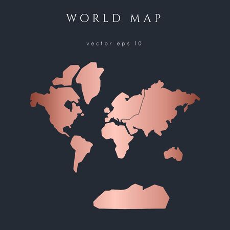 World Map Destination Wedding.Vintage  Invitation overlay.Modern luxury vector design template.Atlas Travel Theme.のイラスト素材