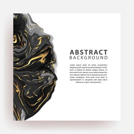 Golden Marble abstract creative background with space for text.Vector design pattern template.Good for design covers, presentation, invitation, flyers, posters, business cards, menu and social media.のイラスト素材
