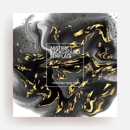 Golden Marble abstract creative background with space for text.Vector design pattern template.Good for design covers, presentation, invitation, flyers, posters, business cards, menu and social media.のイラスト素材
