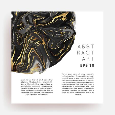 Golden Marble abstract creative background with space for text.Vector design pattern template.Good for design covers, presentation, invitation, flyers, posters, business cards, menu and social media.のイラスト素材