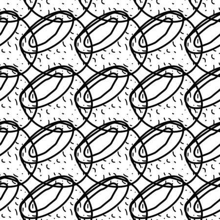 Coconut pattern. Seamless backgroundのイラスト素材