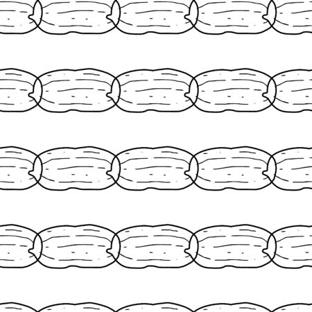 Peanut pattern. Seamless backgroundのイラスト素材