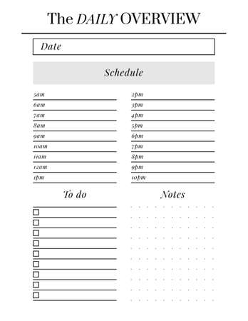 US Letter size Vector Planner template. Blank printable vertical notebook page. Business organizer. Calendar daily, weekly, monthly, yearly, habit tracker, project, notes, goals. Week starts on Sundayのイラスト素材