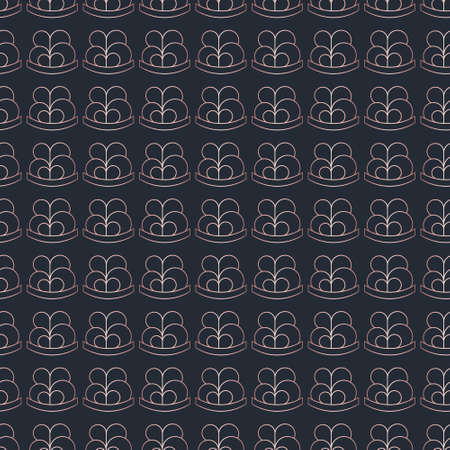 Golden crown seamless vector pattern. Geometric gold outline symbol of royalty. Vintage King and Queen logo Background.のイラスト素材