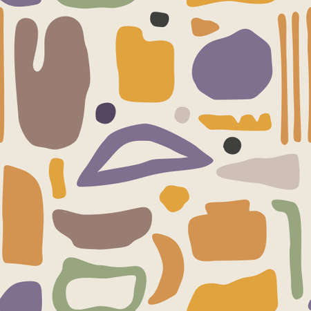 Seamless autumn vector pattern. Perfect for wallpaper, gift paper, pattern fills, web page background, fall greeting cards.のイラスト素材
